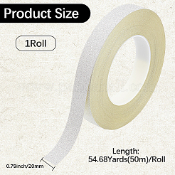 50M Glitter Adhesive Plastic Tapes&nbsp;DIY-WH20050-14B-01