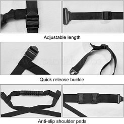 SUPERFINDING 2Pcs 2 Style Nylon Skateboard Shoulder Straps&nbsp;FIND-FH0002-21