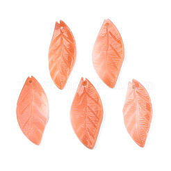 Natural Red Trochus Shell Pendants&nbsp;SSHEL-N032-44