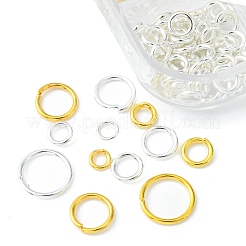 520Pcs 12 Sizes Brass Open Jump Rings&nbsp;KK-FS0001-18