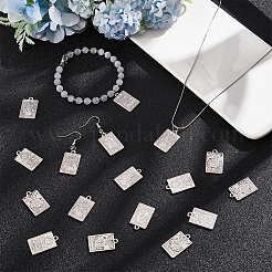 40Pcs 8 Style Tibetan Style Alloy Pendants&nbsp;FIND-NB0003-49
