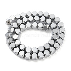 Electroplated Synthetic Non-magnetic Hematite Beads Strands&nbsp;G-Z032-G02-08P