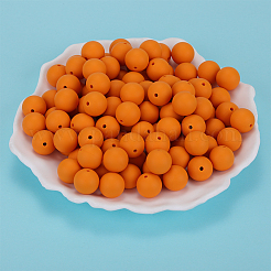 Round Silicone Focal Beads&nbsp;SI-JX0046A-97