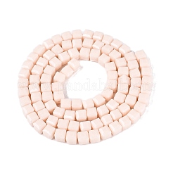 Opaque Glass Beads Strands&nbsp;GLAA-R041-8x8mm-C01