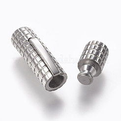 変色しにくい304ステンレススチール製バヨネット留め具  ステンレス鋼色  28.5x7mm  穴：5mm&nbsp;STAS-O114-043B-P