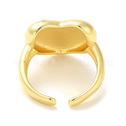 Brass Open Cuff Rings&nbsp;RJEW-R145-05G