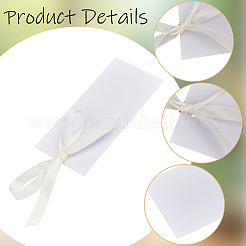 50Pcs Blank Rectangle White Paper Gift Tags&nbsp;CDIS-CN0001-03B