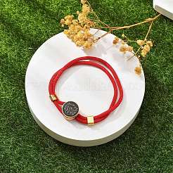 Constellation Nylon Cords Multi-strand Bracelets&nbsp;BJEW-U016-01B-10