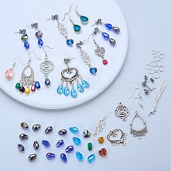 DIYピアス作り  ミックスカラー  12x8mm&nbsp;DIY-SC0002-17