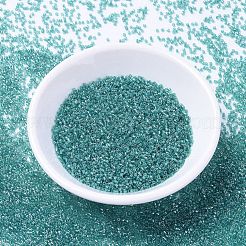 MIYUKIデリカビーズ  シリンダー  日本製シードビーズ  11/0  (db1228) 透明なカリビアン ティールの光沢  1.3x1.6mm  穴：0.8mm  約2000PCS /ボトル  10 G /ボトル&nbsp;SEED-JP0008-DB1228