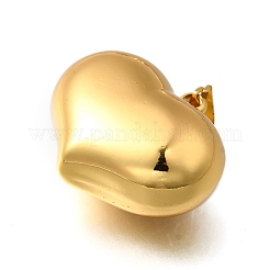 304ステンレスペンダント  ハートチャーム  ゴールドカラー  25x30x15mm  穴：8x4mm&nbsp;STAS-H200-01G-16