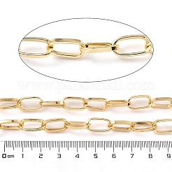 アルミアズキチェーン  溶接されていない  スプールで  ゴールドカラー  15x8x2mm  約65.62フィート（20m）/ロール&nbsp;CHA-C002-05G