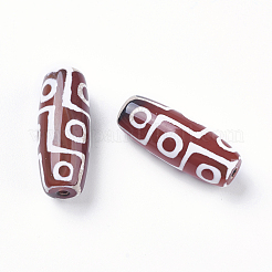 Tibetan Style 9-Eye dZi Beads &nbsp;TDZI-G009-F03