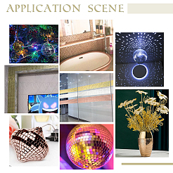 Square Adhesive Glass Cabochons Sheets&nbsp;DIY-WH0308-257