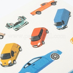 絵紙ステッカー  子供用  窓のステッカーの装飾  車  カラフル  12x8x0.01cm&nbsp;DIY-F025-F01