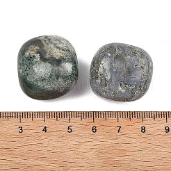天然苔瑪瑙ビーズ  転がった石  穴なし/ドリルなし  ナゲット  20~56x18~30.5x8~28mm&nbsp;G-G348-01B-04