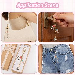 1 Bag DIY Keychain Kit&nbsp;DIY-GL0007-19B