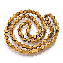 Electroplate Glass Bead Strands&nbsp;EGLA-R094-4mm-01