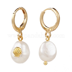 Brass Huggie Hoop Earrings&nbsp;EJEW-JE04433