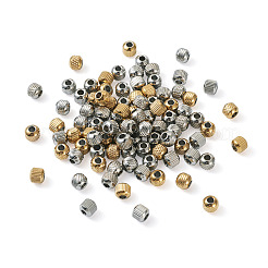 201ステンレスビーズ  ロンデル  ゴールデン·ステンレス鋼色  6x5.5mm  穴：2mm  150個/箱&nbsp;STAS-PJ0001-33