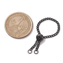 304ステンレススチールチェーンリング部品  ミックスカラー  内径：27mm  3個/セット&nbsp;RJEW-JR00666