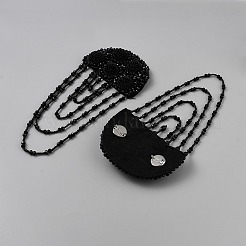 Felt & Glass Brooches&nbsp;JEWB-WH0028-36B