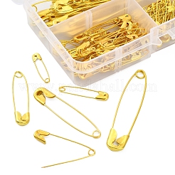00#~4# 200Pcs 6 Style Iron Safety Pins Sets&nbsp;NEED-YW0001-01-B