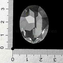 Faceted Glass Rhinestone Cabochons&nbsp;GGLA-C032-07