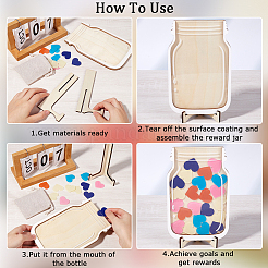 DIY Wood Reward Chart for Kids&nbsp;DIY-WH20002-83B