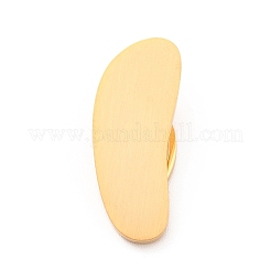 PVD真空メッキ304ステンレスペンダント  フリップフロップ  ゴールドカラー  23x9.5x6.5mm  穴：3mm&nbsp;STAS-D179-12G