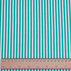 ストライプコットン生地  服装アクセサリー  グリーン  1000x1600x0.3mm&nbsp;DIY-WH0671-390D