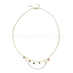 Brass Bar Necklsces&nbsp;NJEW-JN04836