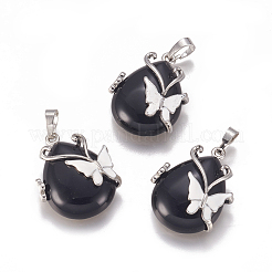 Natural & Synthetic Mixed Stone Pendants&nbsp;G-K296-B