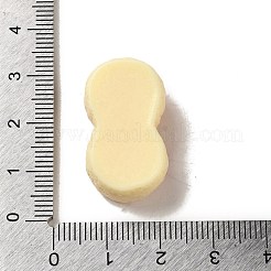 不透明樹脂デコデンカボション  模造パン  食べ物  28x16x10mm&nbsp;CRES-L043-D02