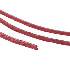 ワックスコットンコード  レッド  1mm  約27.34ヤード（25m）/ロール&nbsp;LS-YC-D002-10