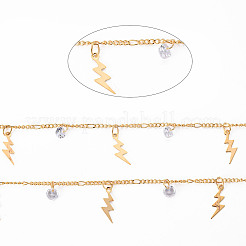 Handmade Brass Curb Chains&nbsp;CHC-S012-035