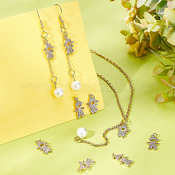 12Pcs 2 Style Brass Pendants&nbsp;KK-DC0001-86