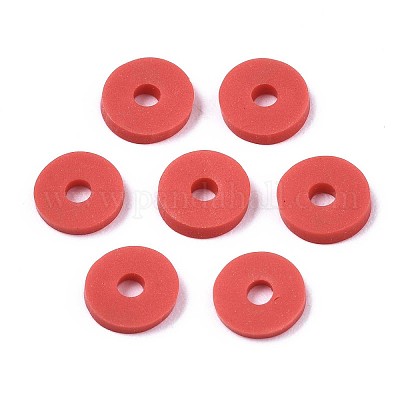 Handmade Polymer Clay Beads&nbsp;CLAY-R067-6.0mm-B30-1