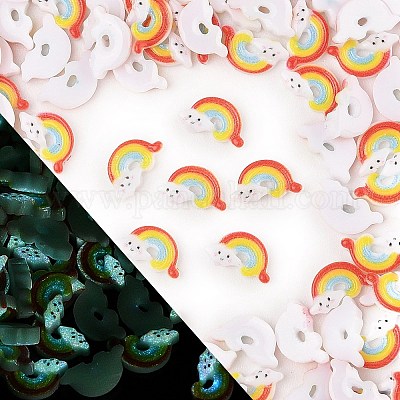 Luminous Resin Cabochons&nbsp;RESI-U003-01-1