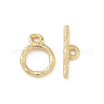 Brass Toggle Clasp&nbsp;KK-D289-53A-G-1