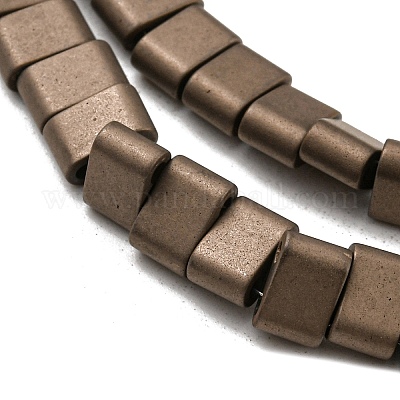 Electroplated Non-magnetic Synthetic Hematite Beads Strands&nbsp;G-C106-B01-09B-1