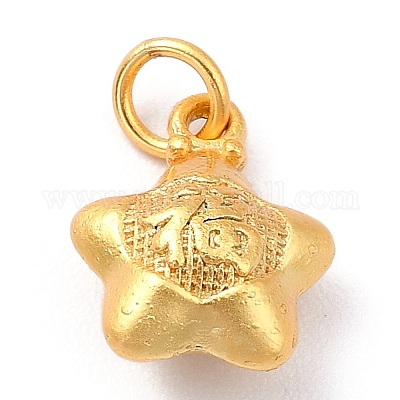 Brass Charms&nbsp;ZIRC-I054-29-1