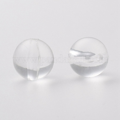 アクリルビーズ  ラウンド  透明  14mm  穴：2mm  約314個/500g&nbsp;PL528-1