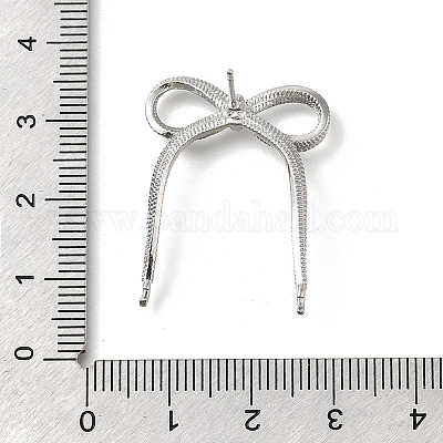 Brass Stud Earring Finding&nbsp;KK-U061-14B-P-1