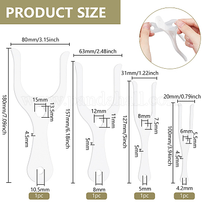1 Set Acrylic Knitting Fork&nbsp;AJEW-BC0007-37-1