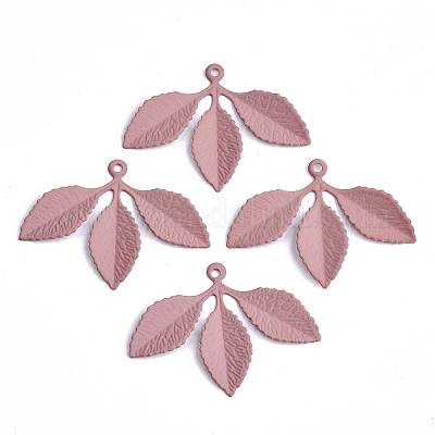 Spray Painted Eco-Friendly Iron Pendants&nbsp;IFIN-T009-21D-1