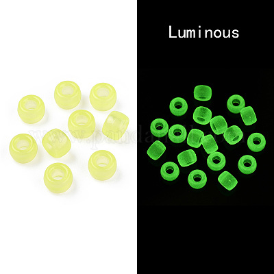 Transparent & Luminous Plastic Beads&nbsp;KY-T025-01-H08-1