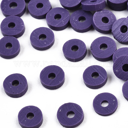 Handmade Polymer Clay Beads CLAY-R067-4.0mm-B03-1