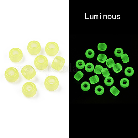 Transparent & Luminous Plastic Beads KY-T025-01-H08-1