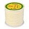 Braided Nylon Thread, Chinese Knotting Cord for Beading Jewelry Making Macrame Craft, Lemon Chiffon, 0.8mm, about 100yards/roll